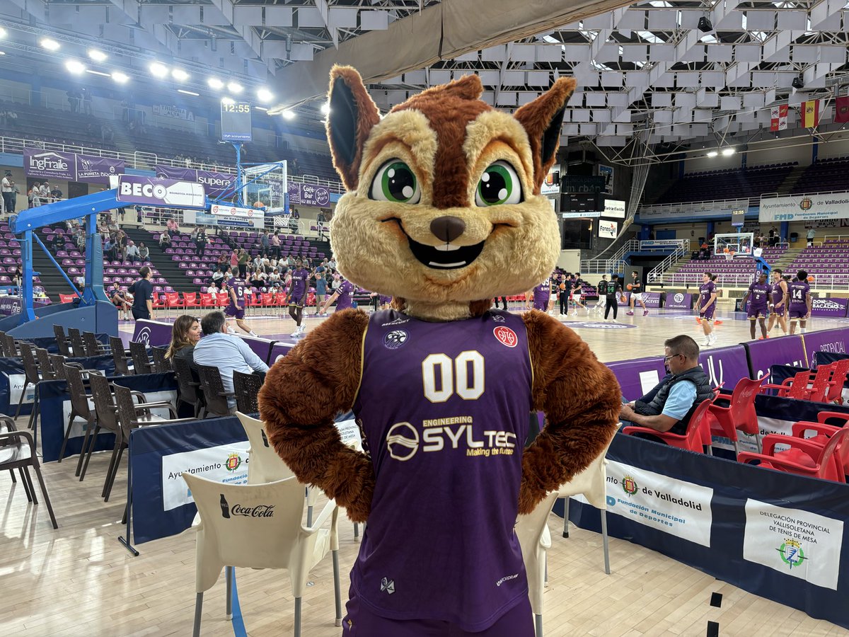💜🐿️ ¡DUNKY ya está listo para el DEBUT! ¡Bola al aire en breve, Pisuerga!

<a href="/syltec/">SYLTEC</a>

<a href="/UEMC/">UEMC</a> #PucelaBasket