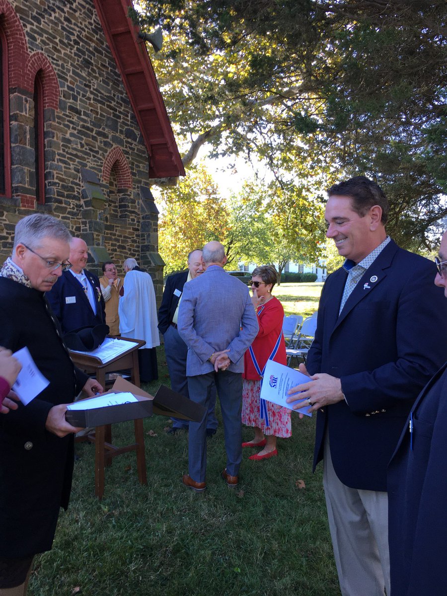 Today, I was proud to present a citation on behalf of the Maryland General Assembly to the Sons of the American Revolution to commemorate Captain Hatch Dent, of St. Mary's County, and a member of the legendary Maryland 400.

These soldiers held the line during the Battle of Long