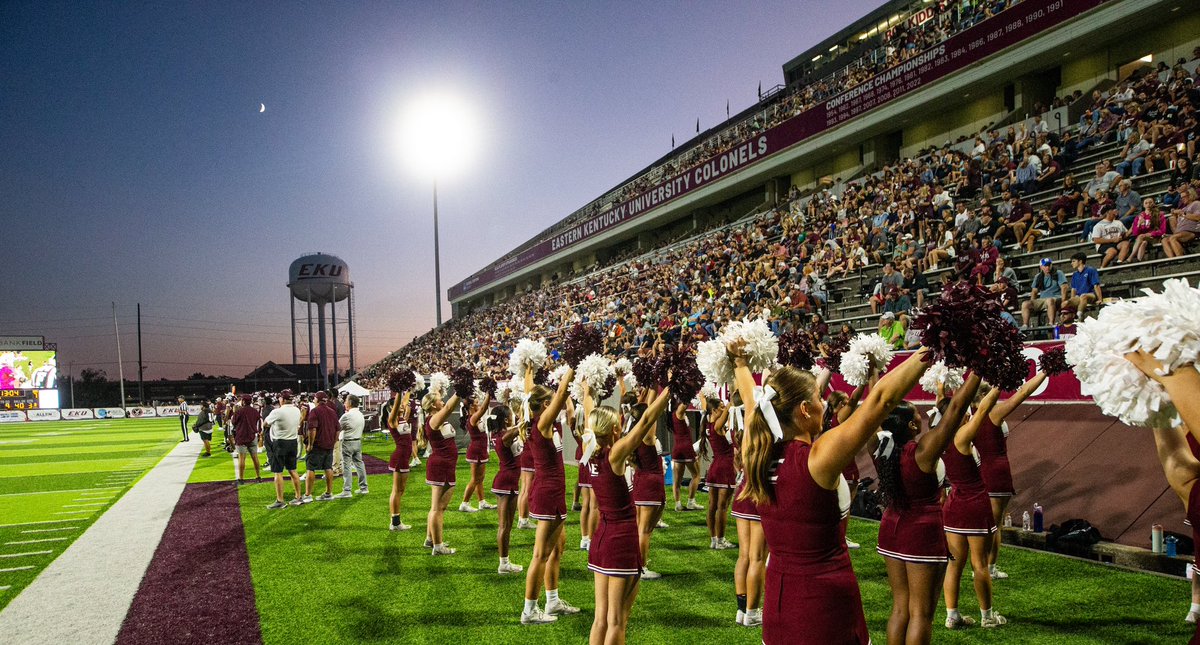 EKUFootball's tweet image. No game today, but we need YOU next Saturday, Colonel Nation to Pack The Kidd as we take on Austin Peay!

Tickets start as low as $5! ⬇️

🎟️: t.ly/-1lUP

#E2W | #MatterOfPride
