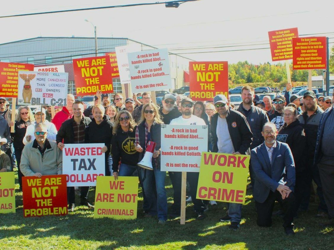 Cape Bretoners made it CLEAR this week that they're saying:

NO to Ottawa’s wasteful gun confiscation!

NO to billions wasted! AND 

NO to punishing law-abiding Canadians!

<a href="/TWilsonOttawa/">Tracey Wilson</a> <a href="/nnamanley/">Anna Manley</a>