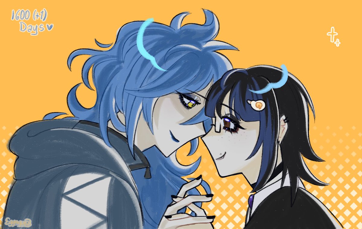 eggoguro's tweet image. 1600 (+1) days by your side 🩵🖤
#yumetwt #yumetwst #twstoc #iditama