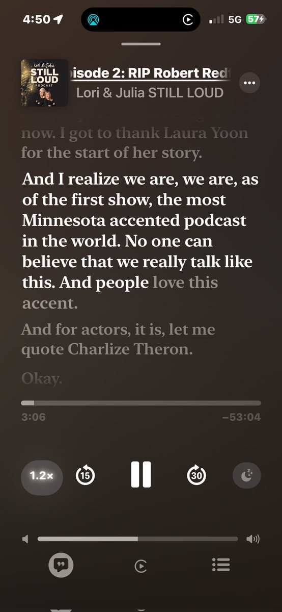 LoriJulia's tweet photo. Classic! "We are, we are the most Minnesota accented podcast in the world" ..🤣 slightly delusional we know! #stillloud #loriandjulia https://t.co/rlqjJBE4nP