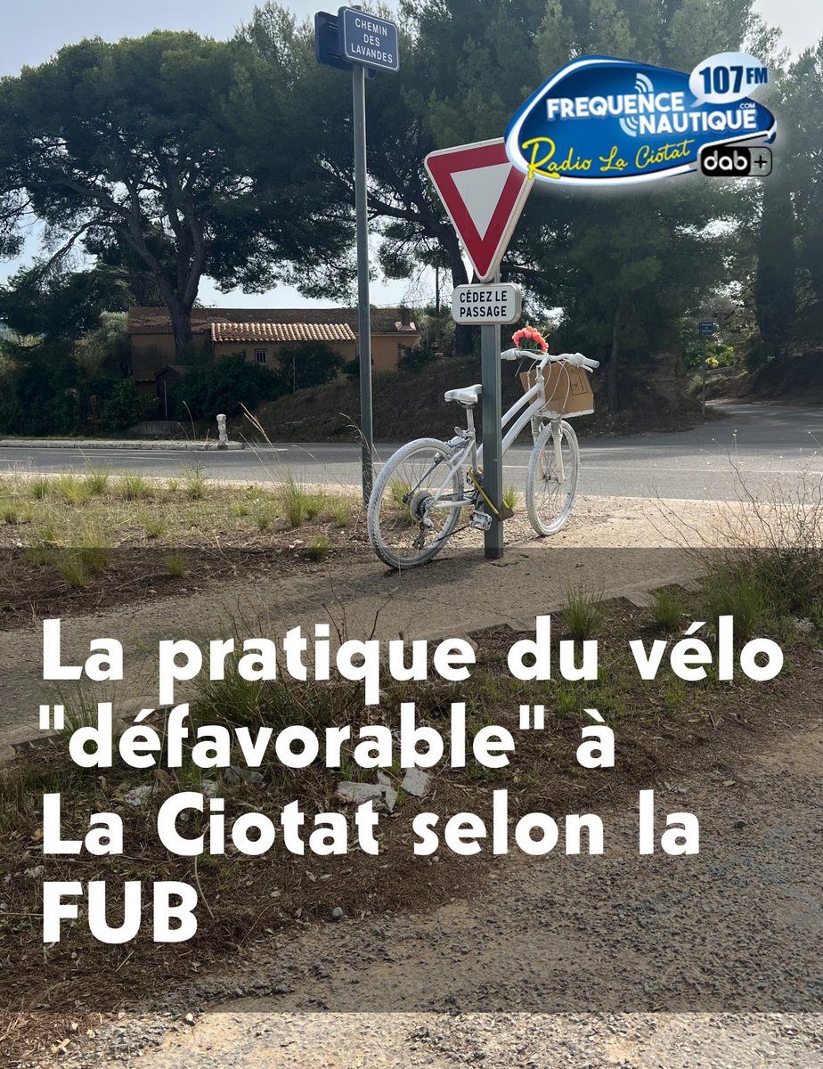 La situation ne s’améliore pas, on vous explique pourquoi…
La pratique du vélo jugé "défavorable" à La Ciotat, selon la FUB
👉 frequencenautique.com/article/2277-l…