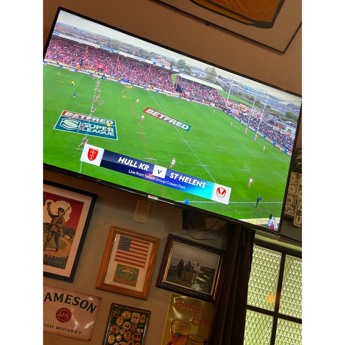 Watching from the Bahamas 🇧🇸 come on lads! 

Redveepins.bigcartel.com