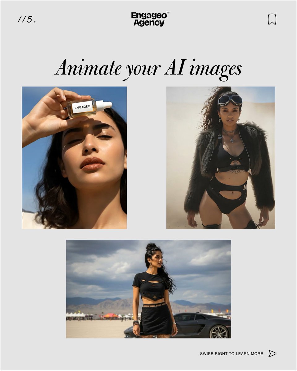 EngageoAgency's tweet photo. Stop writing bad AI prompts.
Start writing detailed AI prompts.  
Become the person who creates stunning visuals.

It starts with one framework. https://t.co/oIzlaOCnVY