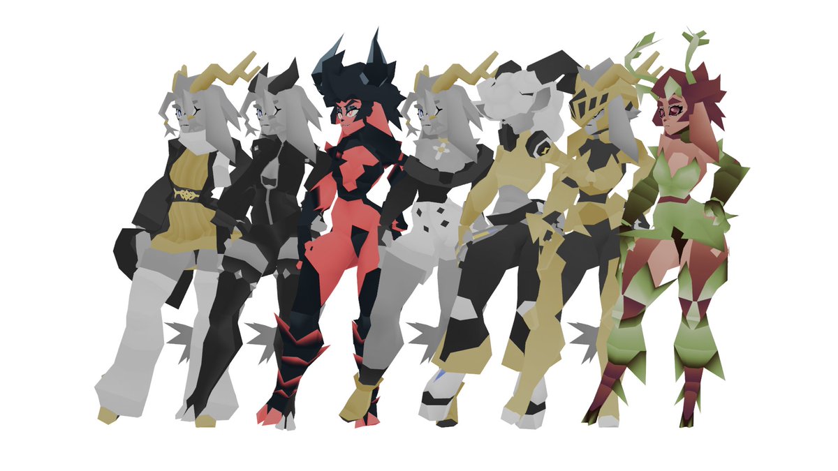 So I made a few more Pseudoregalia skins.