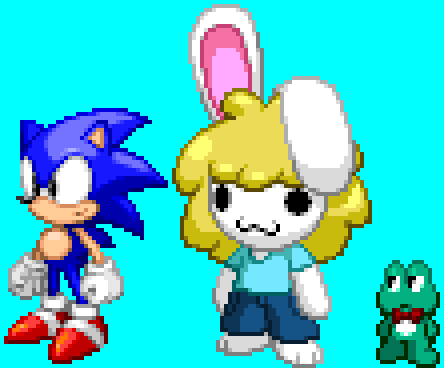 LTwopin's tweet image. surely it was inevitable to make srb2 sprites for em! @tobikumori #LNLArt #sonicroboblast2 #SRB2