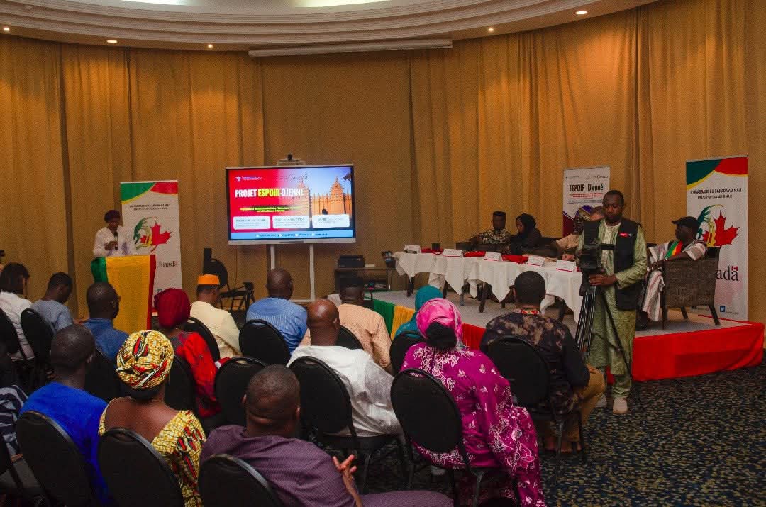 Aujourd’hui à Bamako, WANEP-Mali a lancé officiellement le projet ESPOIR-Djenné, avec l’appui du 🇨🇦 via le Fonds Canadien d’Initiatives Locales (FCIL).
Objectif : renforcer cohésion sociale &amp; résilience à Djenné.
#Paix #Résilience
<a href="/WANEP_Regional/">WANEP_Regional</a> <a href="/AmbCanMali/">Canada au Mali et au Niger</a>