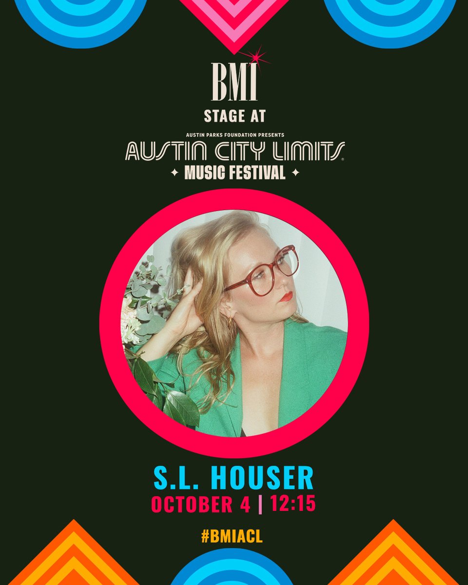 bmi's tweet photo. Don’t miss @shouserrr on the #BMISTAGE at @aclfestival — live in 15 minutes! #BMIACL https://t.co/MitazRGmWd