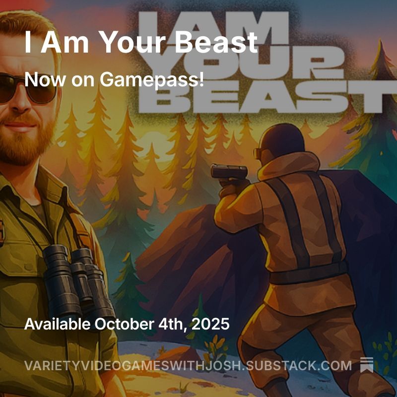 New #Substack!

We're breaking down the ultra fast paced action FPS, I Am Your Beast!

Check out the full review now:
open.substack.com/pub/varietyvid…