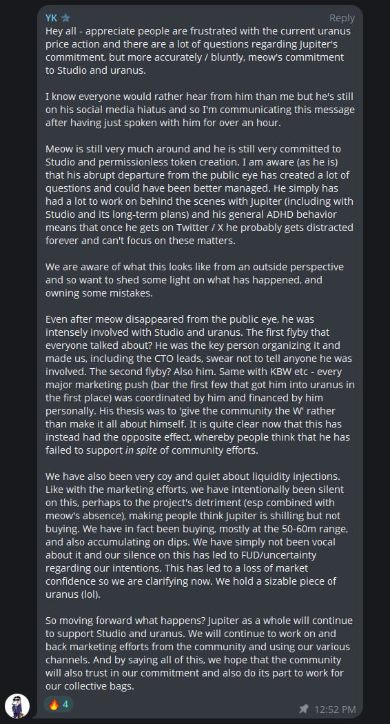 divotends_'s tweet image. Holy f****ing shit, $URANUS looks good here.