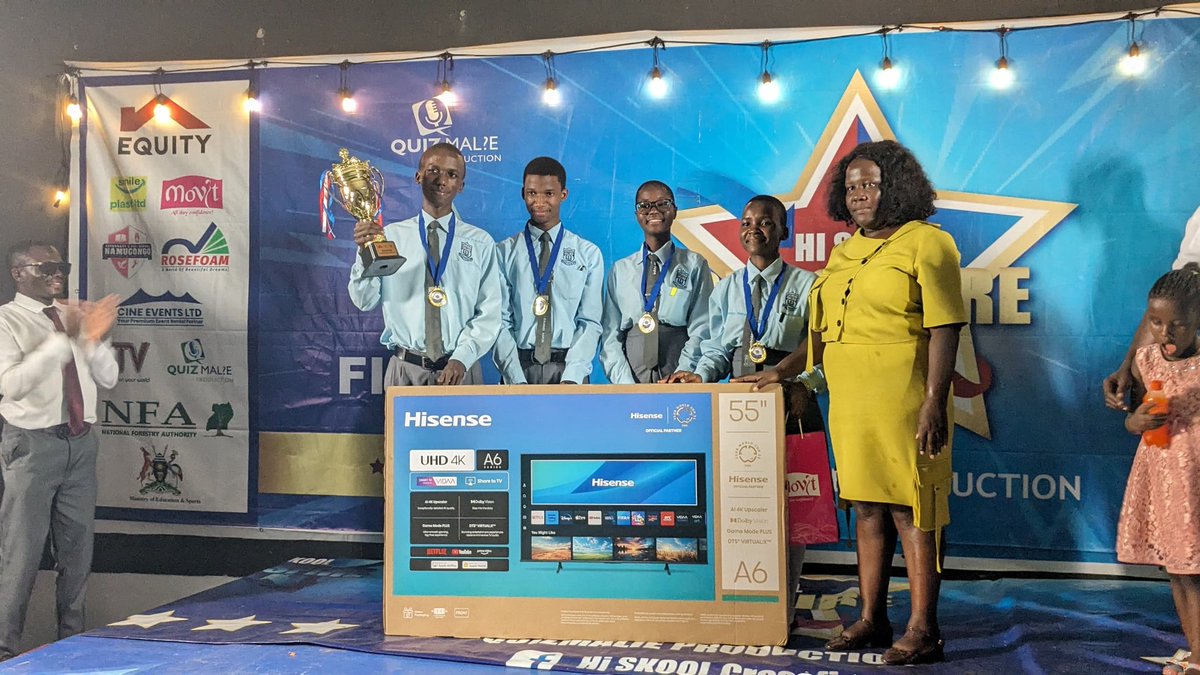 Friends,
We won the Finals of the <a href="/CrossfireUg/">Hi Skool Crossfire</a>  Debate Championship this year.
Lakeside College Luzira were crowned champs👑, we triumphed against Seeta H School in the Semis and St. Maria Gorreti Katende in the Finals. It's been a clean sheet 4 us, unbeaten for the entire season