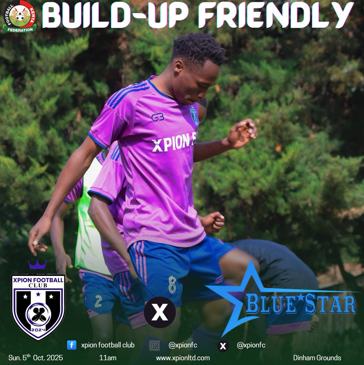 xpionfc's tweet photo. 🚨FRIENDLY MATCH🔥
Xpion Football Club 🆚 Blue-Stars FC
🗓️ Sun. 5th Sept. 2025
⌚ 11Am
🏟️ Dinham Grounds
#xpionfc
#wakandaforever
#forever
#WelcomeAll
#KARIBUNI https://t.co/980prVnofE
