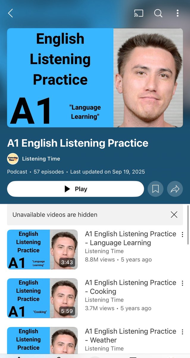 NF_English1's tweet image. والله ما أبالغ بس مضمون 100%

لو خصصت 30 دقيقة يوميًا مع البودكاست هذا، بعد شهرين بتفهم أي إنجليزي قدامك حتى لو سريع، ولهجتك بتتغير 180 درجة ، تااااابع :