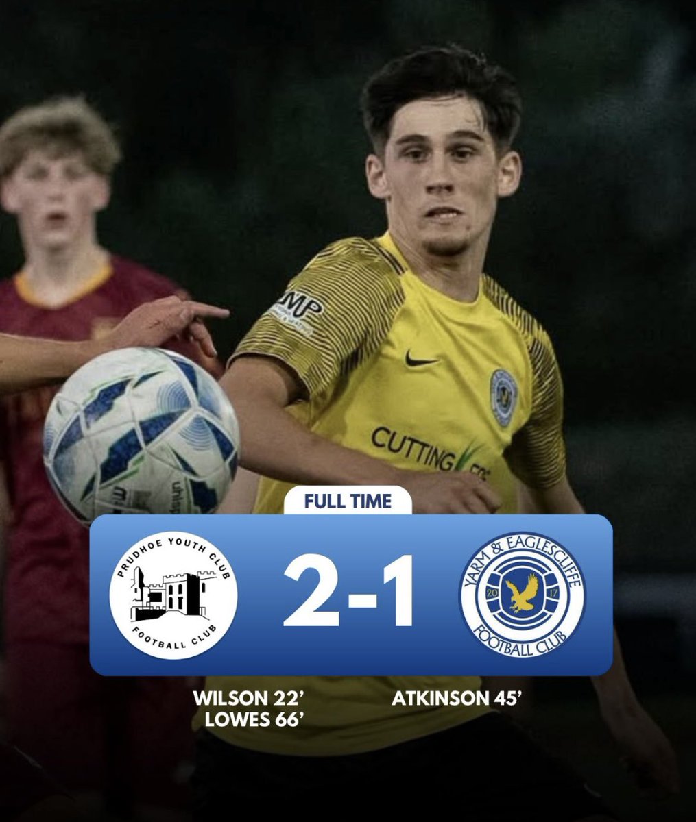 Tough conditions for both teams today but congrats to <a href="/Prudhoeycfc/">Prudhoe Youth Club FC</a> on the win and good luck rest of season