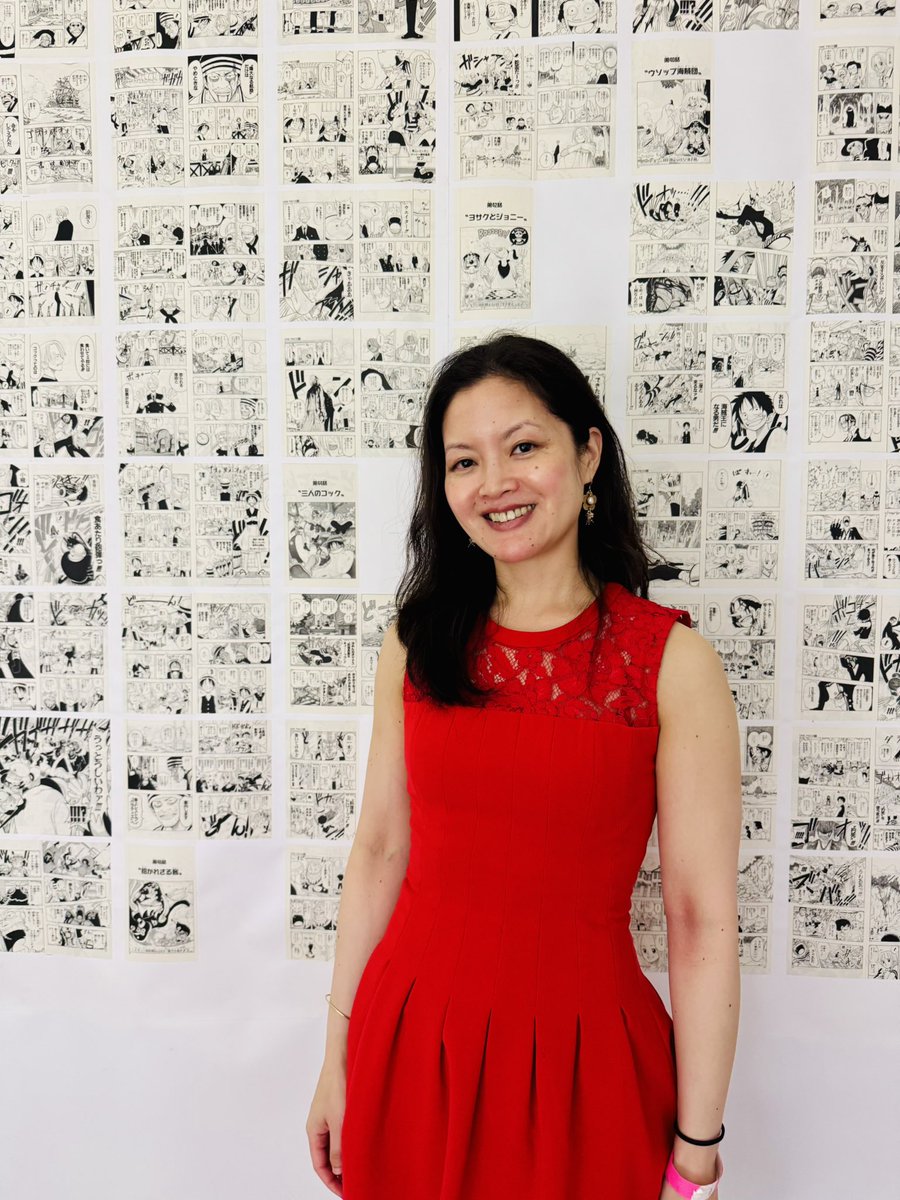 Check out the Art of Manga exhibit at <a href="/deyoungmuseum/">de Young Museum</a> - the works on display are incredible and highlight influential artists in an educational yet delightful way. Plus, you get to see how a regular sized manga book is made! I’m standing against a wall of #ONEPIECE