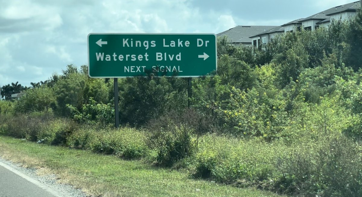 Take a look at this photo of Big Bend Road near the new <a href="/Publix/">Publix</a>. This is a complete lack of maintenance by <a href="/HillsboroughFL/">Hillsborough County</a>  and its dangerous. The sign really puts it into perspective. Tell me, if a car ran off the road, would you even see it?

Commissioners Harry Cohen, Ken