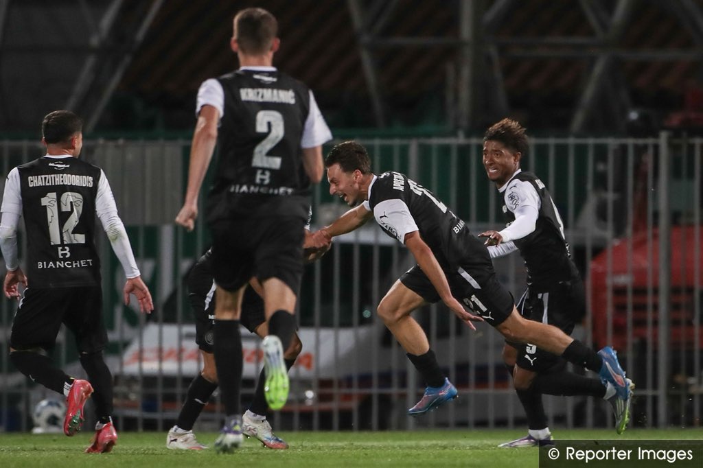 HellasFooty's tweet photo. FT: OFI 3 - Aris 0
Big win by the Cretans at home as Selcedo, Neira and Apostolakis get the goals.
#OFIARIS | #SLGR https://t.co/5SKZ3pkNi5