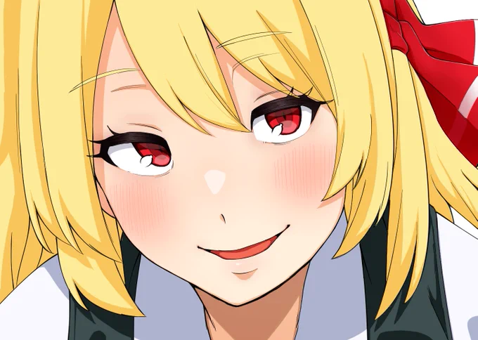 過去イチ顔が良いルーミアおねえさんが描けたかもしれない
