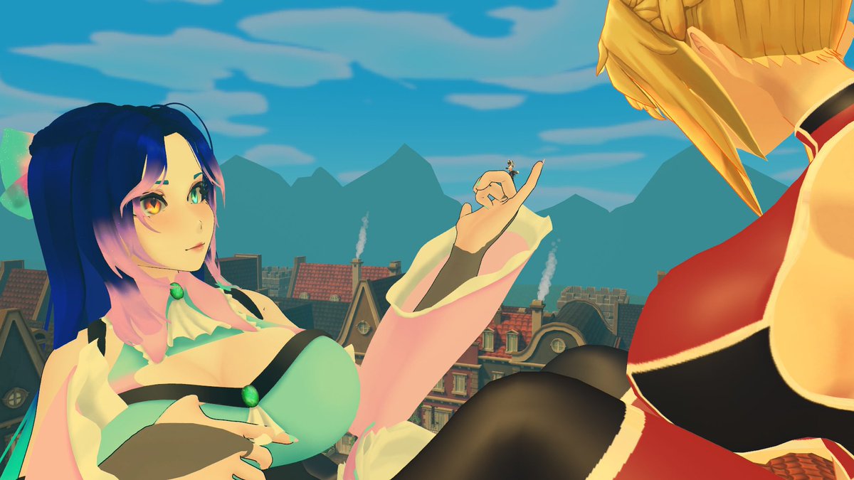 CpuAzazel's tweet image. Oh! This is a very comfy spot @DoviraBlooshims~ (9/11)
#vr #VRChat #VRC
#VRChatPhotography
#Blooshims #giantess #GiantessGrowth|