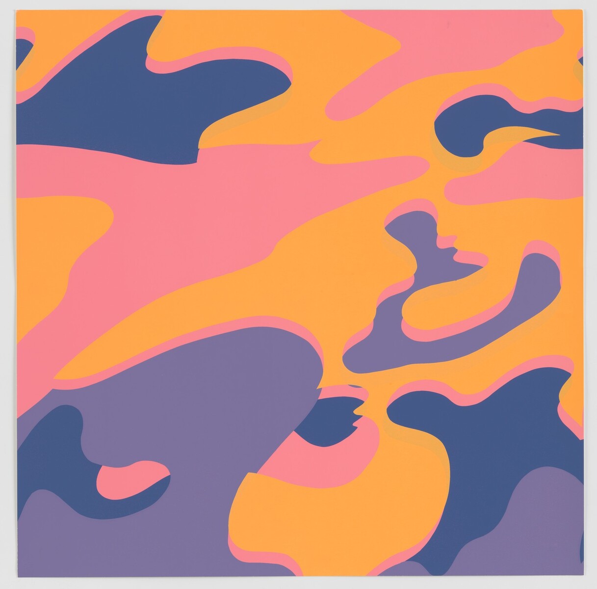 アンディ・ウォーホル、#1 Kamouflagemalningar Andy Warhol. Untitled from Camouflage. 1987 | MoMA