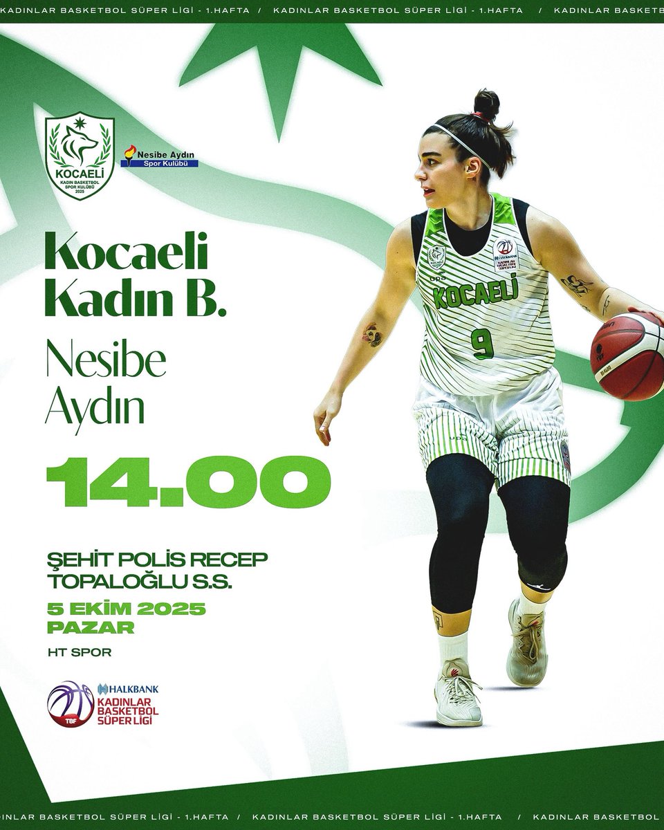 MAÇA DOĞRU #1

🏀 Halkbank Kadınlar Basketbol Süper Ligi
🆚 Nesibe Aydın
📍 Şehit Polis Recep Topaloğlu Spor Salonu
📆 5 Ekim 2025 Pazar
🕓 14.00
📺 HT Spor

#BozkırdanParkeye💚