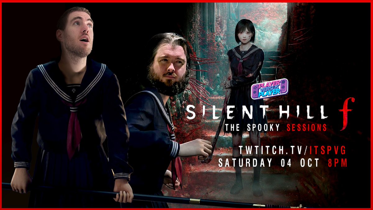 We're back for a bit of Halloween based banter tonight. 

We're playing Silent Hill F on the new Spooky Sofa Club! Let's f go! 

Twitch.tv/itspvg
Tonight at 8!