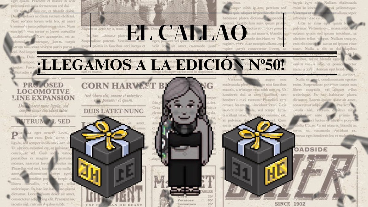 🎉 Llegamos a la Edición Nº 50!!

Sorteamos 2️⃣ cajitas Hc, 
2️⃣ ganadores jeje! 

Requisitos:

⚫️ Rt y Like! 

⚪️ Síguenos <a href="/ElCallaoHB/">ElCallao</a> 

🟡 Etiqueta a un amiguito que se llevará 10c si ganas! 

🟠 Acaba el Lunes a las 00:00 🇪🇸

🔴 Diremos a los ganadores el día 4 Martes!