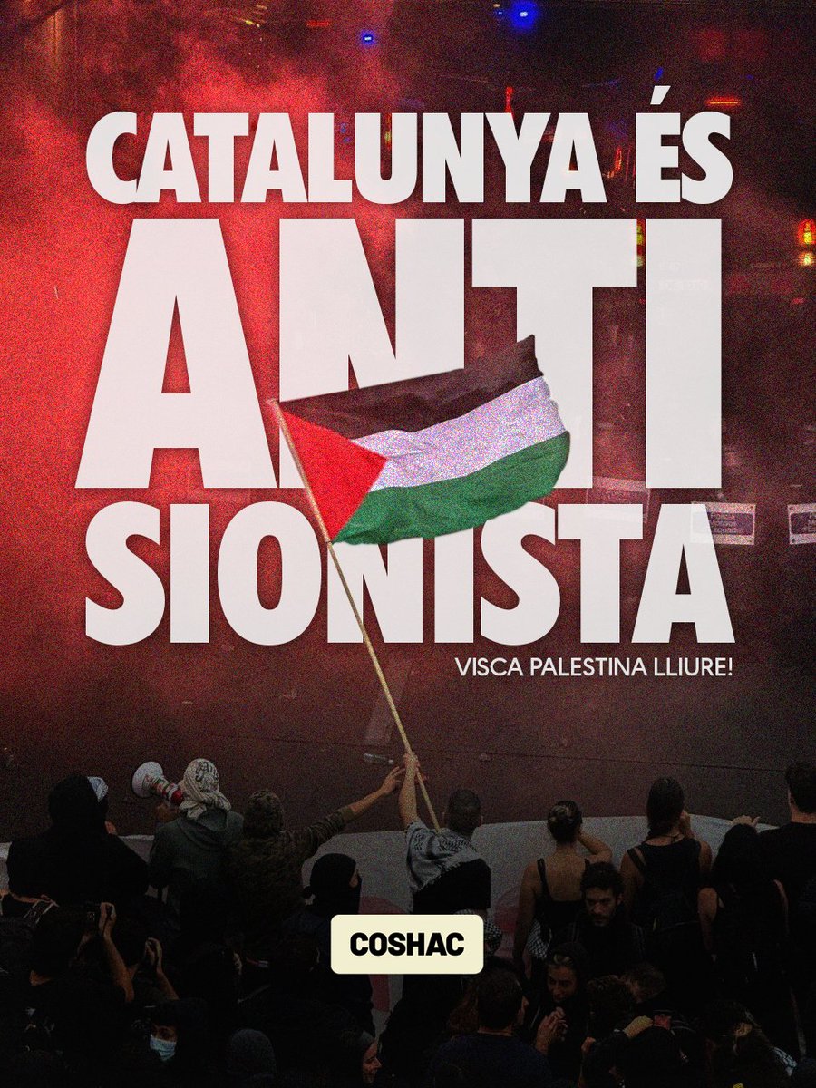 coshac_sindicat's tweet image. 🇵🇸CATALUNYA ÉS ANTISIONISTA🇵🇸

➡️ Arranquem d&apos;arrel el sionisme imperialista, colonial i extractivista contra el poble i les terres palestines

✊ El moviment per l&apos;habitatge, per una palestina lliure!