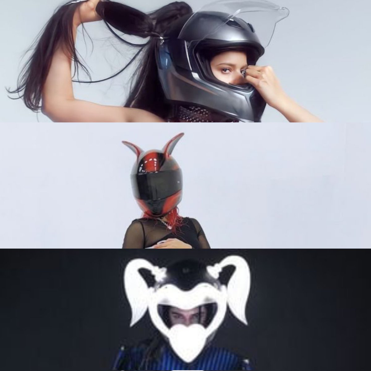 Los tocados en la cabeza serán para R4 lo que los cascos fueron en la era Motomami...