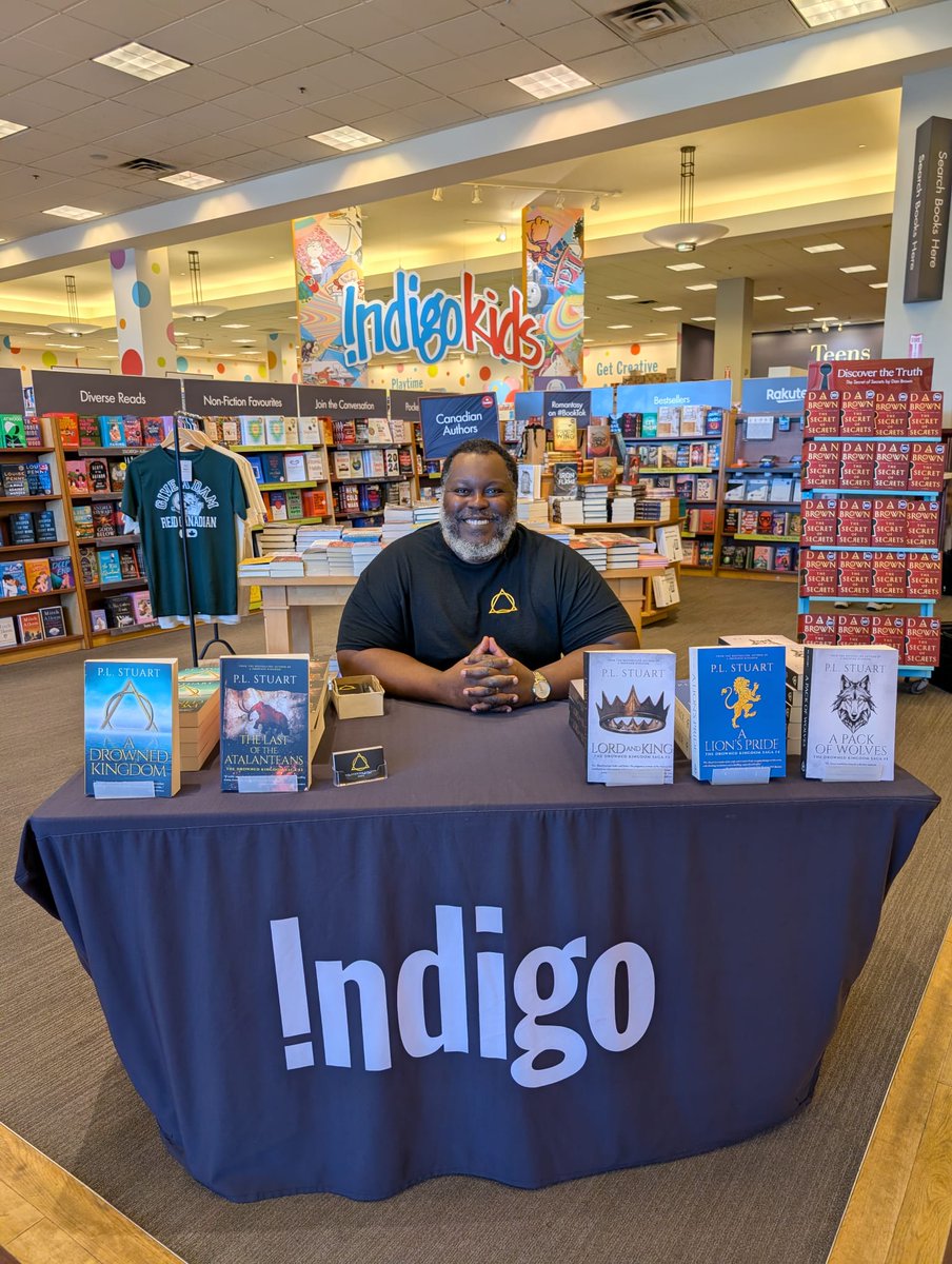 All set up at <a href="/chaptersindigo/">Indigo</a> 
St. Catharines for an awesome day!