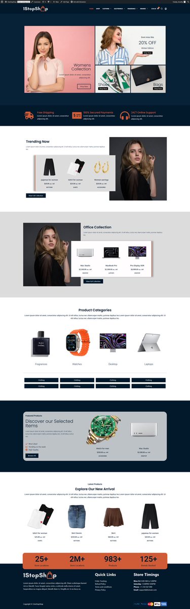 Dorastech's tweet image. Day 48-56 of Web Dev 💻
Day 17-25 of WordPress 🚀

 I dived deep into eCommerce:
✔️ WooCommerce shortcodes &amp;amp; settings
✔️ Product types, categories &amp;amp; sidebars
✔️ Payments + shipping zones
✔️ Designing homepage &amp;amp; static pages

Progress feels good 🔥 #WordPress #WebDev