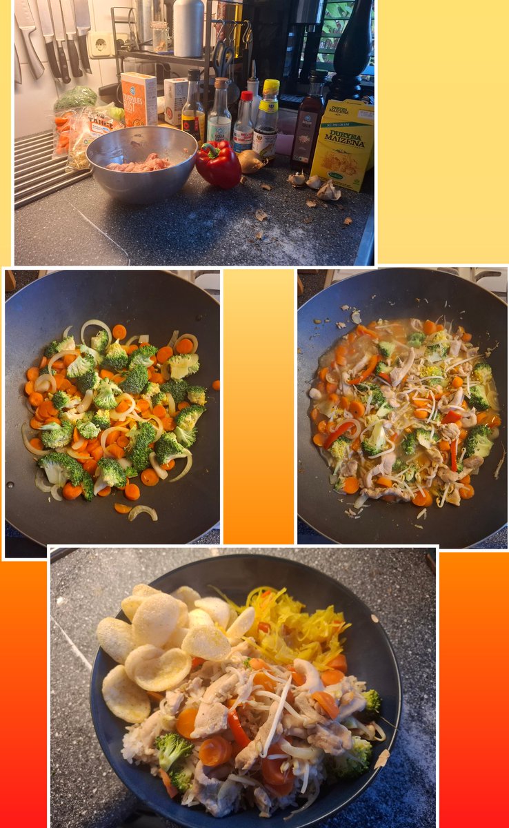 kokenmetmarcel's tweet photo. Vandaag op het menu. Kipdijfilet met rijst, verse groenten en kruiden. https://t.co/kjnNgY5Y7C