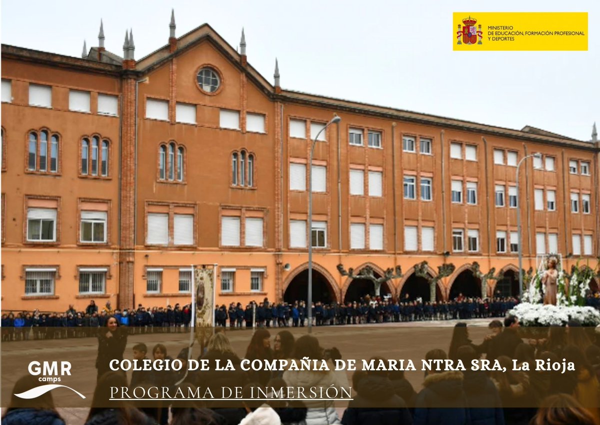 Esta semana realizó un programa de inmersión el Colegio de la Compañía de María Ntra. Sra. de la Rioja
#excursionesescolares #MEFP #gmrcamps #inmersionlinguistica #colegios #GMR
gmrcamps.com/leon/colegio-d…