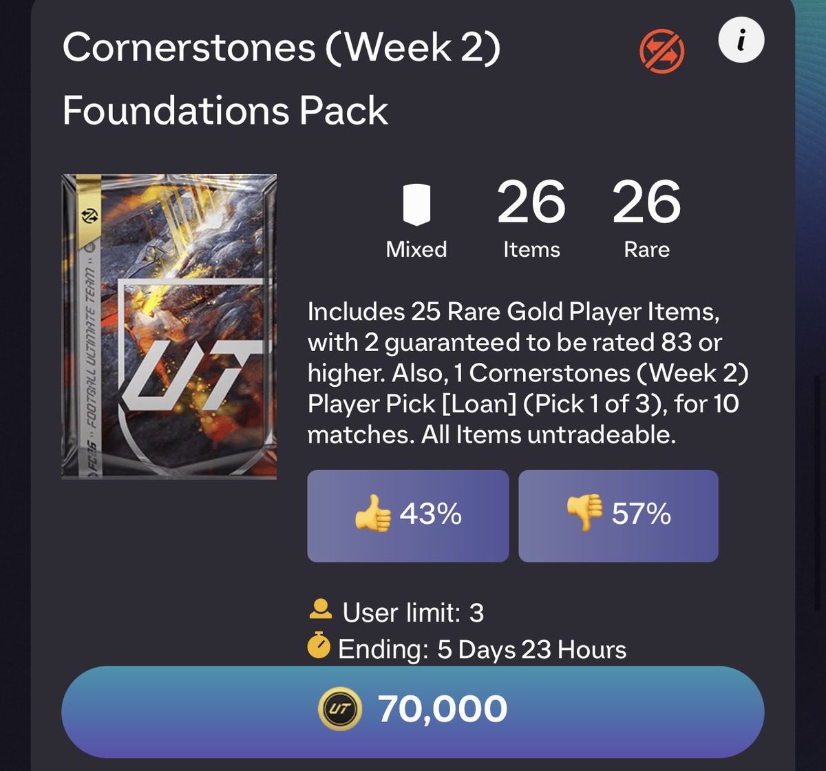 fut_trader_D's tweet image. 🚨Who wants to open all THREE of this pack for FREE?!

🔁 this post ✅
Follow me + @UTcoinMerchant ✅

👑 Winner chosen soon 👑