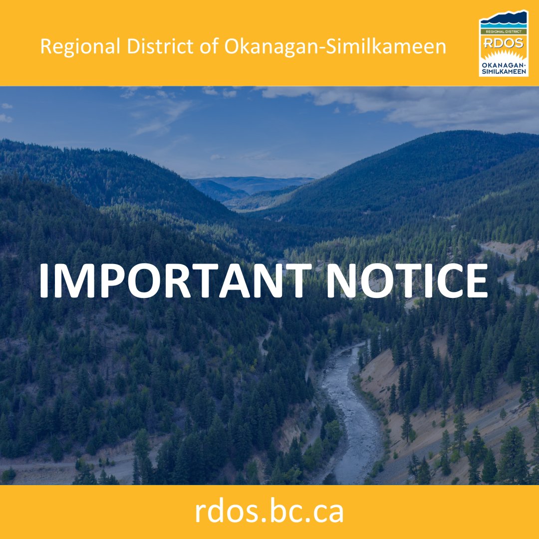 Lakeshore Water System (Electoral Area “D”) electrical failure at pumphouse.

The water system has experienced an electrical failure at the lake pumphouse, resulting in the inability to pump water into the system.

More info: rdos.bc.ca/.../rdos-news/…