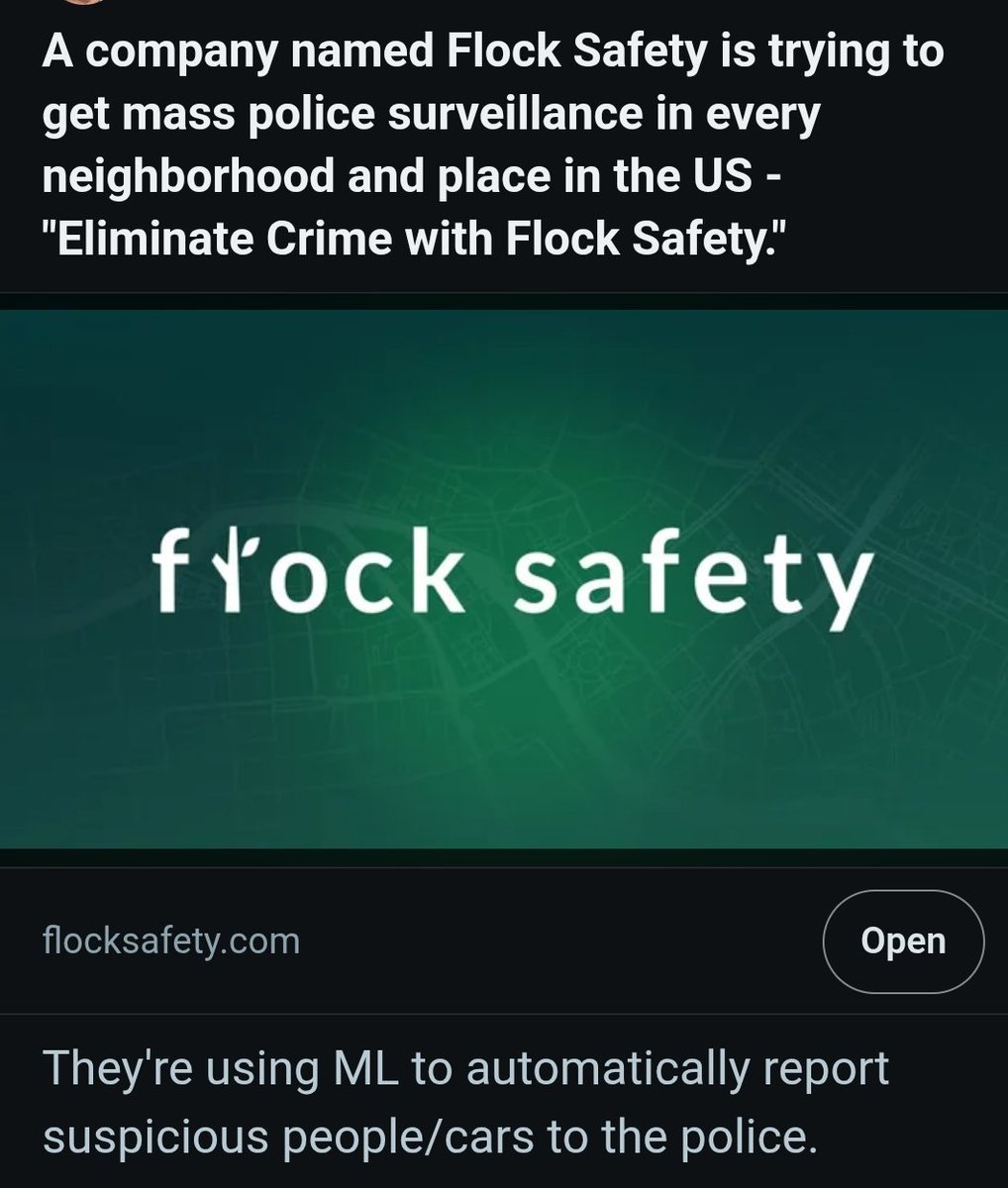 joetke's tweet image. 🚨🤕🕵️‍♀️🚓😎Start-up #FlockSafety doubles down on mass #surveillance with their new service #flockNova that tracks your car almost in real time (police dream), knows your judiciary status and can draw a convincing profile of yourself. The company is valued $8.2 billion... #distopia