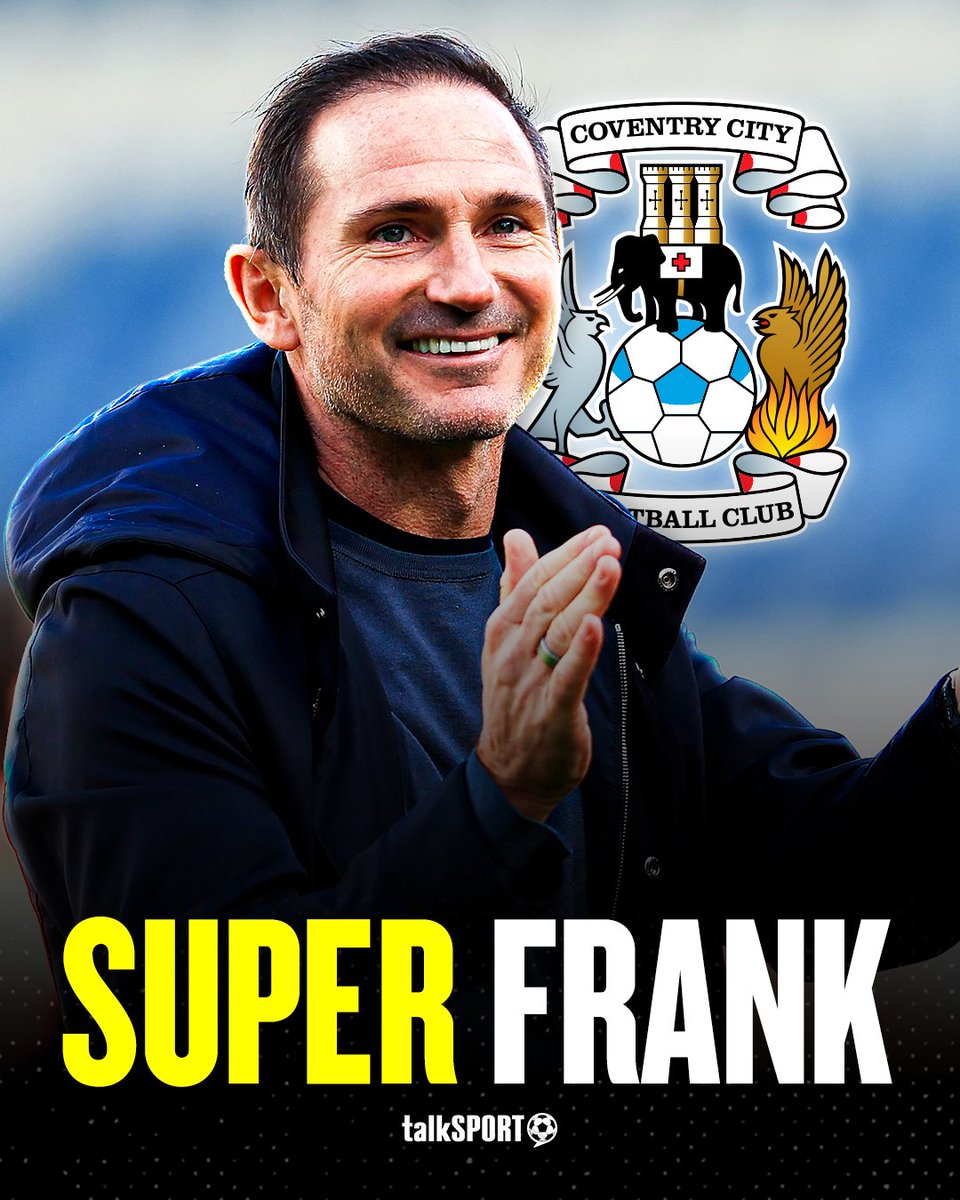 Frank Lampard has had a SUPER start to the Championship as Coventry manager. 🔥

🏆 Top of the Championship
❌ NO losses 
⚽ 27 goals in 9 games