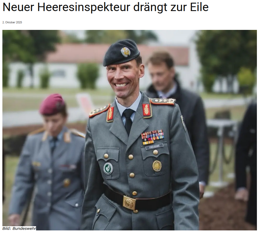 Wenn Du Dich schon so auf den Krieg mit Russland freust, dass Du es gar nicht mehr abwarten kannst!😬