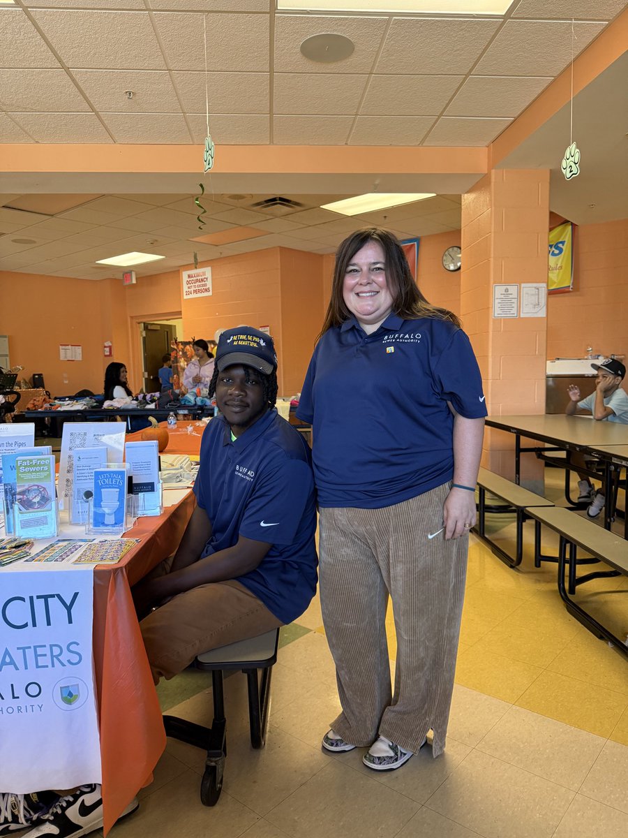 💧 Members from our Outreach Team tabled today at Herman Badillo Community School for Saturday Academy, sharing info on the Queen City Clean Waters Initiative and ways residents can help protect our waterways.

Catch us at upcoming Saturday Academies across Buffalo! 🌊