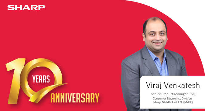 sharp_ce_mea's tweet photo. Congratulations to Viraj Venkatesh for completing 10 years at 𝗦𝗛𝗔𝗥𝗣 𝗠𝗶𝗱𝗱𝗹𝗲 𝗘𝗮𝘀𝘁 &amp; 𝗔𝗳𝗿𝗶𝗰𝗮.
#SHARPMEA https://t.co/rwLgG6lYQD