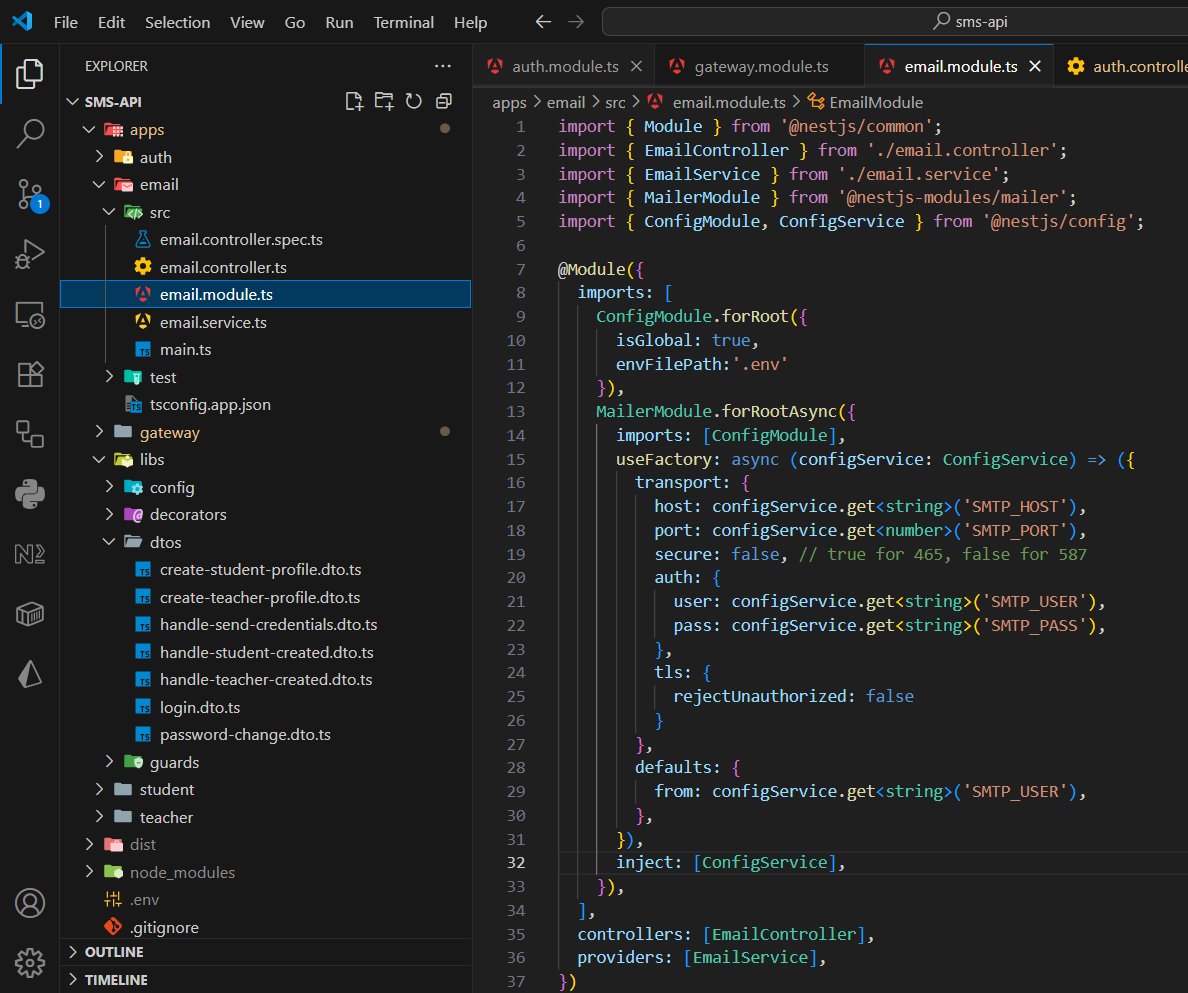 n3stxdev's tweet photo. #LUD7 @learning_utsav
I learned about Nodemailer and integrated email service into a microservice-based school management system. It listens for a send.credentials event and automatically emails the user.
#LearningUtsav2025 #FestivalOfLearning #microservices https://t.co/9l5AvAFcAg