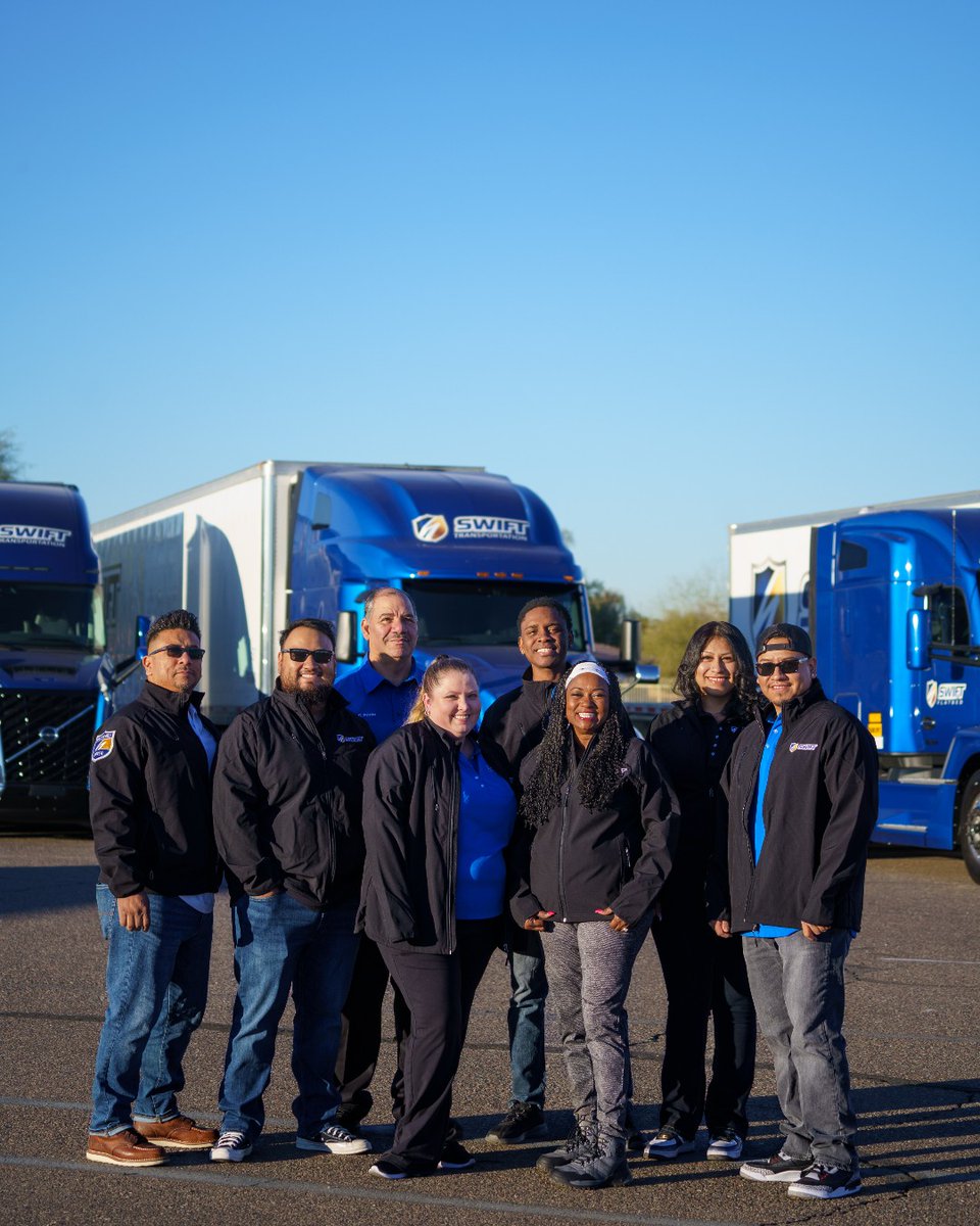 SwiftTransport's tweet image. Happy National Trucker Day! 🚚
Sending appreciation your way, a safe drive, and a THANK YOU. 10-4 😎