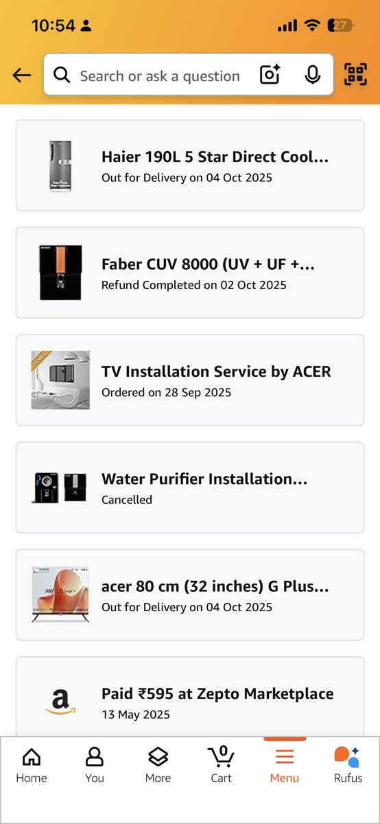 supriya_mane30's tweet photo. @amazonIN : what’s going on? All incompetent people and delivery personnel https://t.co/J1Hsp87jur