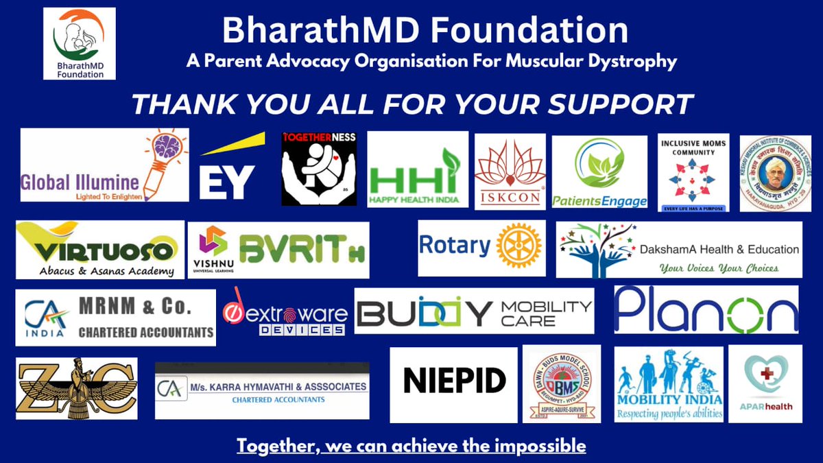 bharathmdfound1's tweet photo. A heartfelt thank you to our supporters -ur partnership is not just a gesture of goodwill;it is a force that brings us closer to our goal of finding affordable solutions and improving the quality of life for all affected families. https://t.co/QQ09y3uG7X