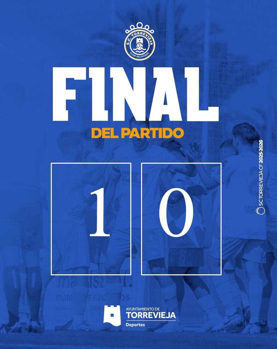 #J04
Victoria de nuestro equipo por 1-0 frente al Alicante.
Una victoria que nos hace fuertes en casa y hace que sigamos sumando puntos para estar arriba .
#SCTorrevieja
#torrevieja