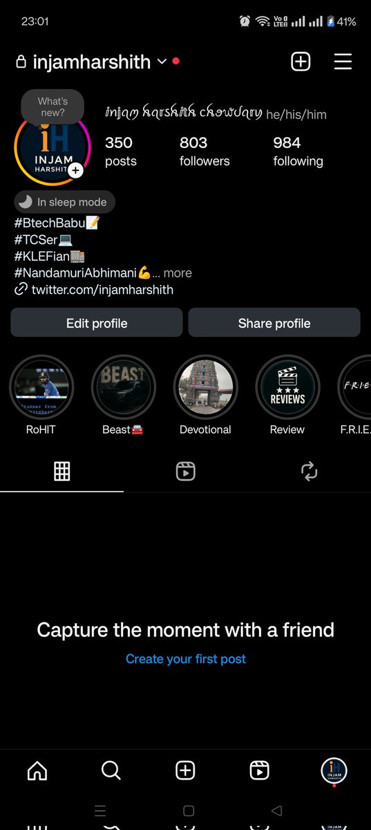 injamharshith's tweet image. Is @Instagram down or is there a bug in the latest update? My posts aren’t showing up, and I can’t see anyone else’s posts either.
Able to see only reels on profiles not the posts
#instagramcrash #InstantDown #InstagramBug