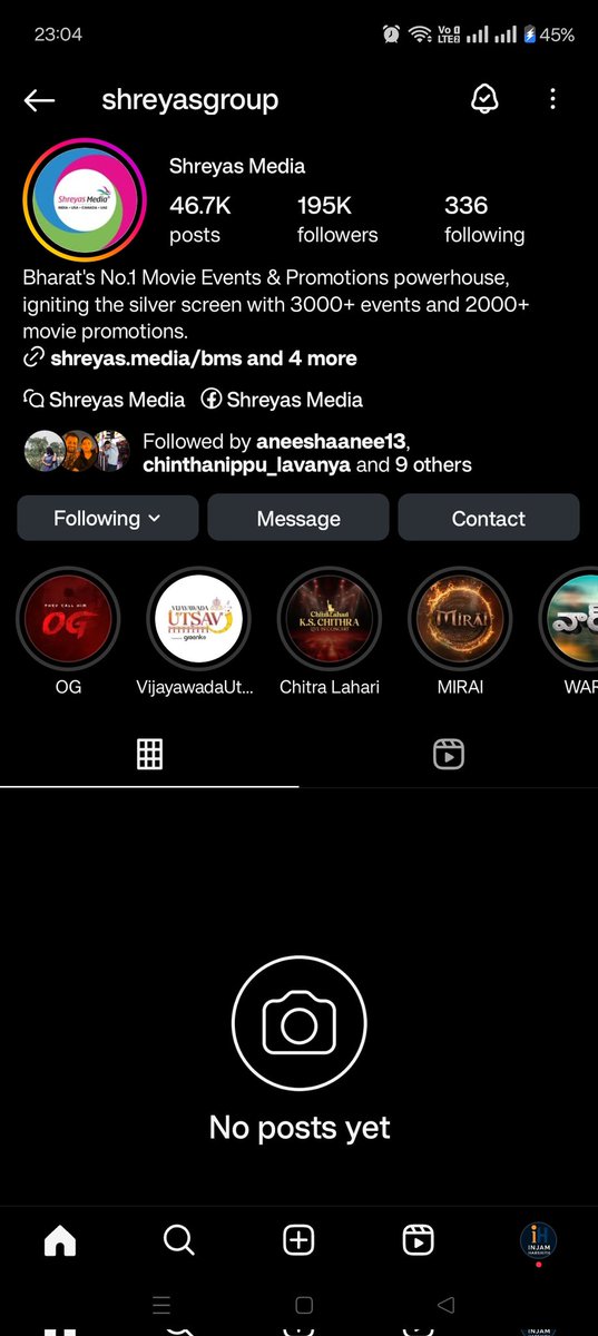 injamharshith's tweet image. Is @Instagram down or is there a bug in the latest update? My posts aren’t showing up, and I can’t see anyone else’s posts either.
Able to see only reels on profiles not the posts
#instagramcrash #InstantDown #InstagramBug