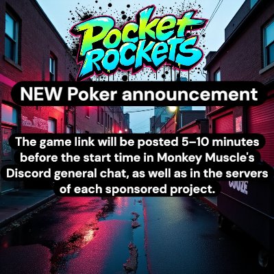 Sammm_0024's tweet image. The prize list has been finalized for this Sunday&apos;s weekly poker game and it&apos;s a special one, as it marks the 20th game of Pocket Rockets and we couldn&apos;t have done it without you #CROFam 🥳🙏

Come celebrate with us and the 27 legend sponsors who have generously contributed over…