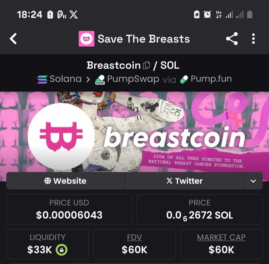 Create awareness, send love, and SaveTheBreast🎗️

9MFCSTMXCg8JNeMfzcULYBujpnwARWuxE83mmRTcpump